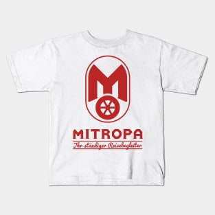 Mitropa logo - your constant travel companion (red) Kids T-Shirt